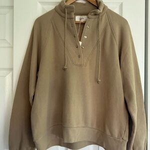 XiRENA Women's Banks sweatshirt Tan Pullover XS, NWT